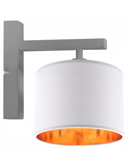 Nowoczesny kinkiet SHADE z metalowym uchwytem – stylowa lampa ścienna w różnych kolorach do eleganckiego oświetlenia wnętrz