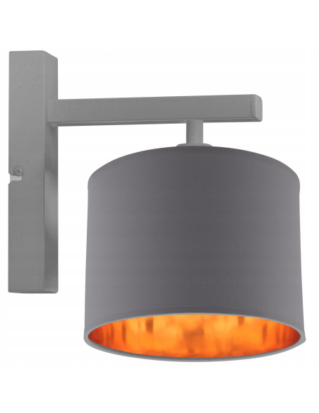 Nowoczesny kinkiet SHADE z metalowym uchwytem – stylowa lampa ścienna w różnych kolorach do eleganckiego oświetlenia wnętrz