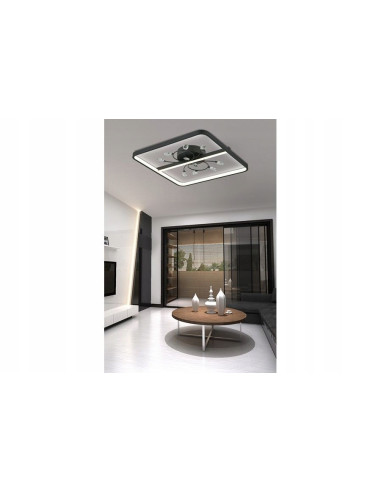 Elegancka lampa sufitowa LED Dacota z kryształami – nowoczesny plafon do salonu i sypialni, energooszczędny design.