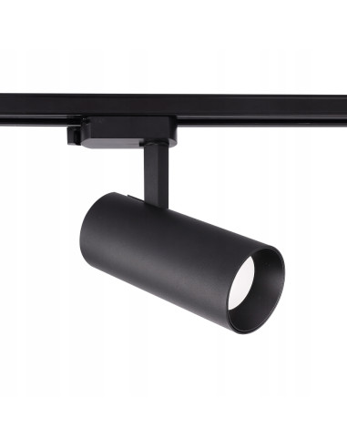Nowoczesny reflektor szynowy ICE czarny GU10 50W – eleganckie oświetlenie do domu i przestrzeni komercyjnych