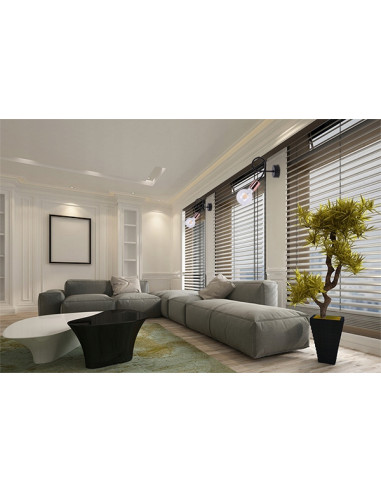 Kinkiet industrialny EDISON z miedzianymi akcentami - nowoczesne oświetlenie do wnętrz, czarny i pomarańczowy, E27 60W