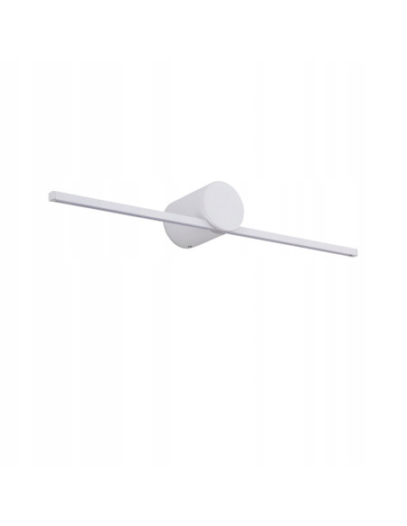 Kinkiet LED Modern Slim M 40cm biały - eleganckie oświetlenie do lustra i ściany, energooszczędny, ciepłe światło 3000K