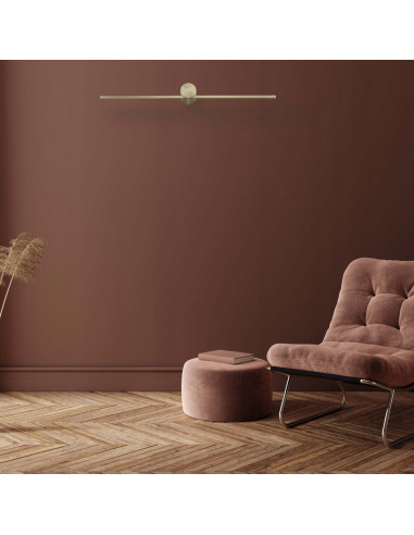 Luksusowy kinkiet łazienkowy LED Modern Slim w kolorze złotym, odporny na wilgoć, idealny do nowoczesnych wnętrz.