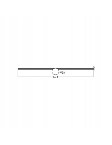 Nowoczesny Kinkiet Łazienkowy LED Slim L Biały 60 cm z Ciepłym Światłem IP44 - Light Prestige