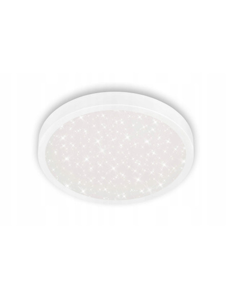 Plafon LED 24W z efektem gwiaździstego nieba - Nowoczesne oświetlenie sufitowe w kolorze białym do każdego wnętrza