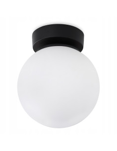 Plafon sufitowy ALTA Black - minimalistyczne oświetlenie E14, 15 cm, idealne do salonu i korytarza