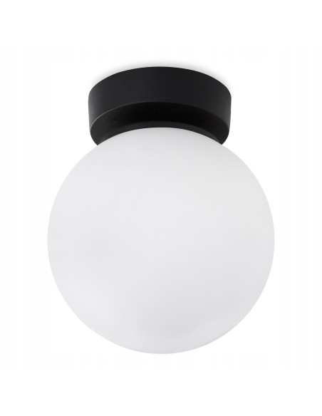 Plafon sufitowy ALTA Black - minimalistyczne oświetlenie E14, 15 cm, idealne do salonu i korytarza