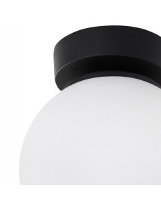 Plafon sufitowy ALTA Black - minimalistyczne oświetlenie E14, 15 cm, idealne do salonu i korytarza 2