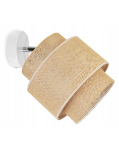 Lampa kinkiet BOHO JUT z regulacją | Elegancka lampa w stylu boho do nowoczesnych wnętrz nad lustro