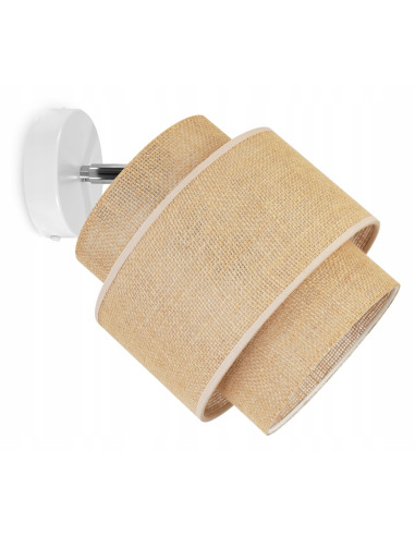 Lampa kinkiet BOHO JUT z regulacją | Elegancka lampa w stylu boho do nowoczesnych wnętrz nad lustro