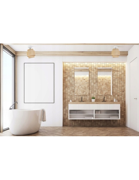 Lampa kinkiet BOHO JUT z regulacją | Elegancka lampa w stylu boho do nowoczesnych wnętrz nad lustro