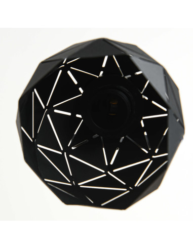 Kinkiet Metalowy Spot Reus - Elegancki Czarne Oświetlenie do Sypialni i Wnętrz z Regulacją Światła