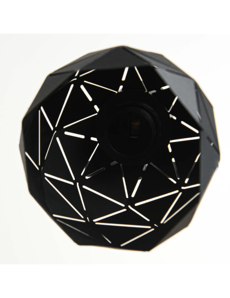 Kinkiet Metalowy Spot Reus - Elegancki Czarne Oświetlenie do Sypialni i Wnętrz z Regulacją Światła