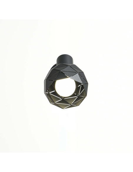 Kinkiet Metalowy Spot Reus - Elegancki Czarne Oświetlenie do Sypialni i Wnętrz z Regulacją Światła