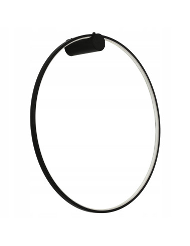 Nowoczesny kinkiet LED Mirror w kolorze czarnym, 90 cm, ciepła barwa, idealny do oświetlenia luster w łazience.