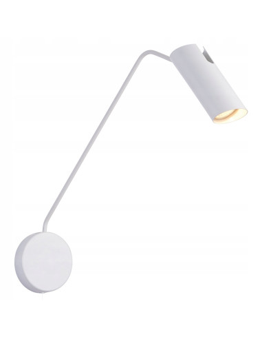 Kinkiet Futuro Biały z Regulowanym Wysięgnikiem - Nowoczesne Oświetlenie Do Minimalistycznych Wnętrz