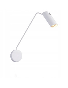 Kinkiet Futuro Biały z Regulowanym Wysięgnikiem - Nowoczesne Oświetlenie Do Minimalistycznych Wnętrz 2