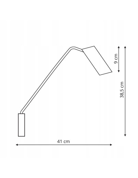 Kinkiet Futuro Biały z Regulowanym Wysięgnikiem - Nowoczesne Oświetlenie Do Minimalistycznych Wnętrz