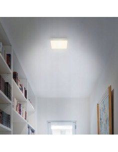 Nowoczesny plafon sufitowy Briloner 11W w szarym kolorze - minimalistyczny design, oryginalne opakowanie, outlet. 2