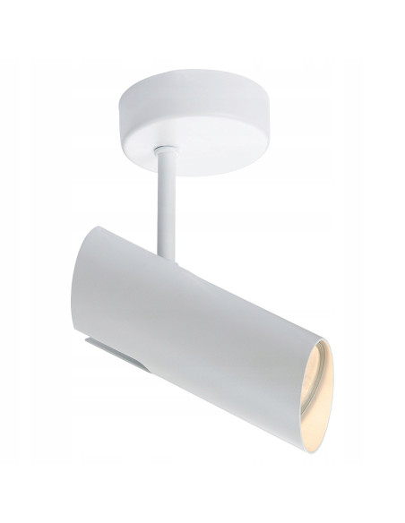 Regulowany kinkiet skandynawski Futuro z wysięgnikiem - nowoczesne oświetlenie do czytania w białym kolorze