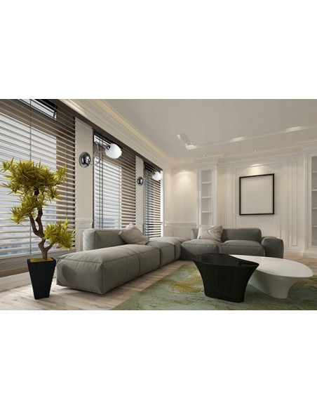 Elegancki kinkiet Dorika w kolorze chromu z białym kloszem - stylowe oświetlenie do sypialni i innych wnętrz