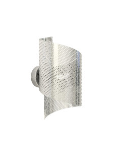 Kinkiet SPIRAL w kolorze srebrnym – nowoczesne oświetlenie minimalistyczne do salonu i innych wnętrz. 2