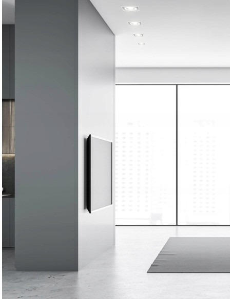 Lampa sufitowa Sotto Bianco – elegancki kwadratowy plafon GU10, nowoczesne oświetlenie do kuchni i biura, energooszczędna.