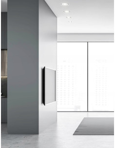 Lampa Sotto Nero - kwadratowy plafon LED w eleganckim czarnym wykończeniu do nowoczesnych wnętrz 2