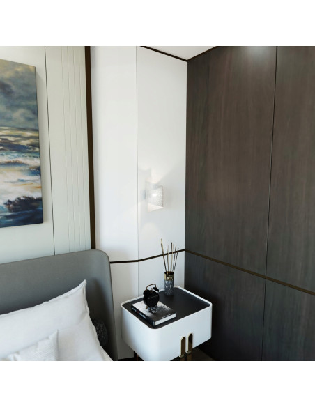 Nowoczesny spiralny klosz oświetleniowy do przedpokoju i klatki schodowej w kolorze białym - elegancka dekoracja wnętrz