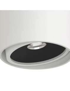 Lampa sufitowa Neo Bianco Mobile Track - nowoczesny plafon biały z czarnymi detalami, idealny do eleganckich wnętrz. 2