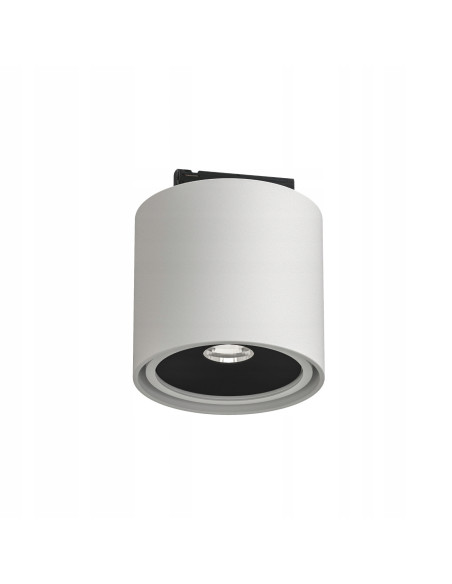 Lampa sufitowa Neo Bianco Mobile Track - nowoczesny plafon biały z czarnymi detalami, idealny do eleganckich wnętrz.