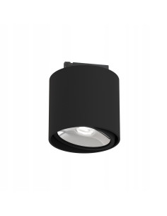 Plafon sufitowy Neo Nero Mobile Track, czarny mat, chromowane detale, GU10, Orlicki Design