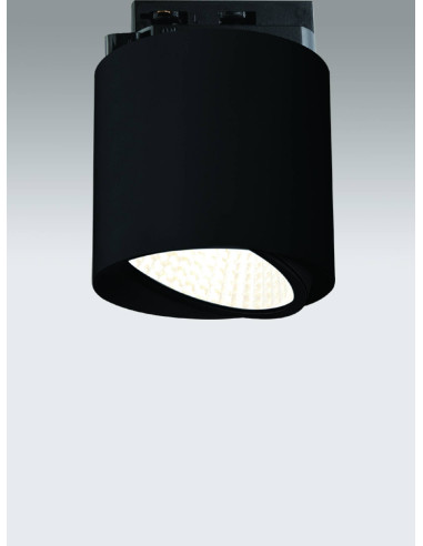 Plafon sufitowy Neo Nero Mobile Track, czarny mat, chromowane detale, GU10, Orlicki Design