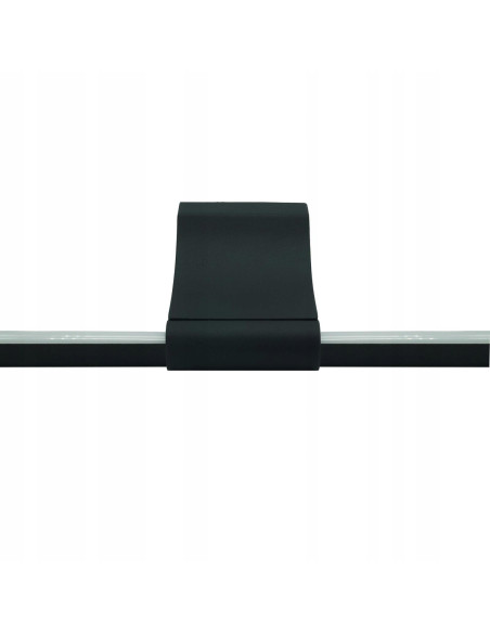 Kinkiet LED AVIORA z regulacją, czarny, IP44, aluminium, 1160 lumenów – nowoczesne oświetlenie do łazienki i wnętrz komercyjnych