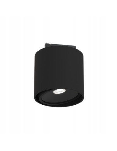 Lampa sufitowa Neo Nero Mobile Track - nowoczesny plafon w eleganckim czarnym kolorze do kuchni i jadalni.