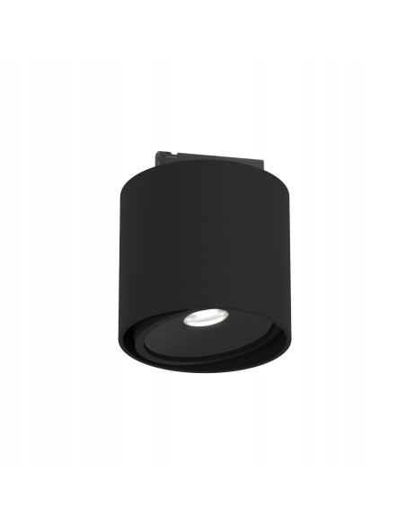 Lampa sufitowa Neo Nero Mobile Track - nowoczesny plafon w eleganckim czarnym kolorze do kuchni i jadalni.