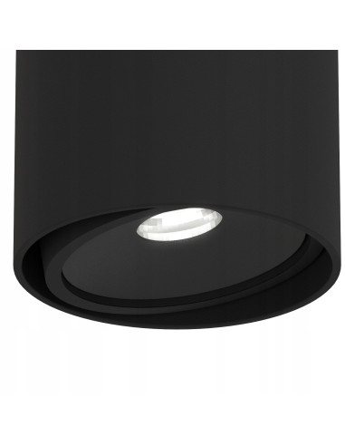 Lampa sufitowa Neo Nero Mobile Track - nowoczesny plafon w eleganckim czarnym kolorze do kuchni i jadalni.