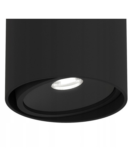 Lampa sufitowa Neo Nero Mobile Track - nowoczesny plafon w eleganckim czarnym kolorze do kuchni i jadalni.