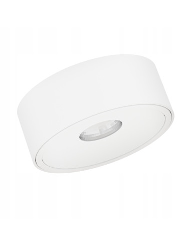 Nowoczesna lampa sufitowa LED Neo Bianco Slim - Okrągły plafon w białym kolorze do wnętrz i lobby