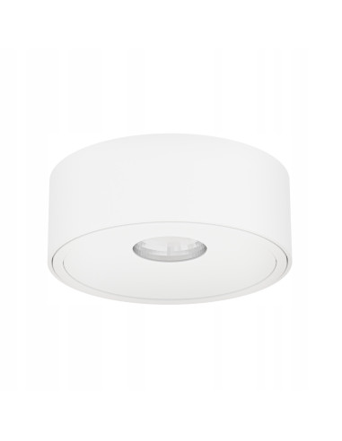 Nowoczesna lampa sufitowa LED Neo Bianco Slim - Okrągły plafon w białym kolorze do wnętrz i lobby