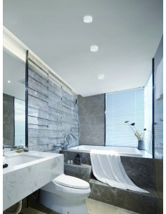 Lampa sufitowa Neo Slim LED - elegancki beżowy plafon z białym akcentem od Orlicki Design 2