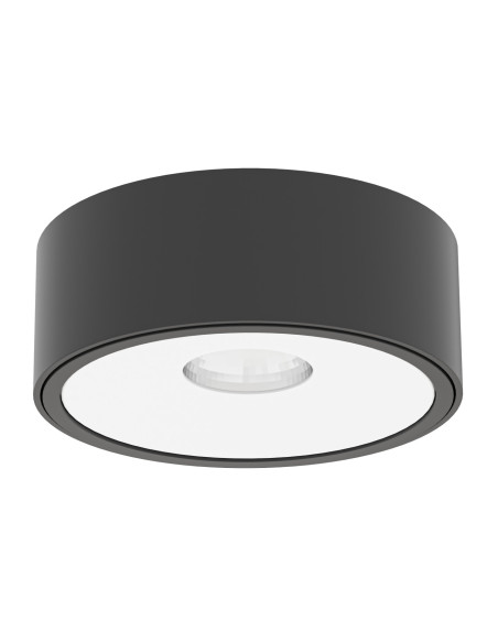 Oprawa natynkowa Neo Nero Slim LED czarna z białym pierścieniem - nowoczesne oświetlenie do każdego wnętrza