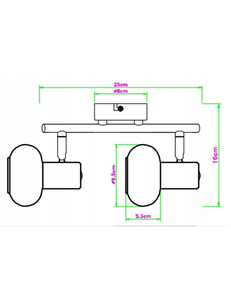 Lampa wisząca Lauree z eleganckimi szklanymi kloszami w kolorze czarnym, złotym lub żółtym do nowoczesnych wnętrz