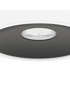 Lampa sufitowa Neo Bianco Slim KG z czarnym akcentem - nowoczesny plafon do eleganckich wnętrz 2