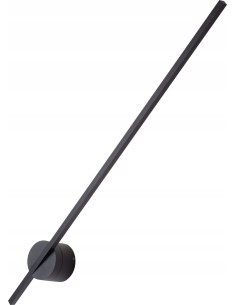 Nowoczesna lampa ścienna Spider LED czarna, 350° obracana, eleganckie oświetlenie do każdego wnętrza