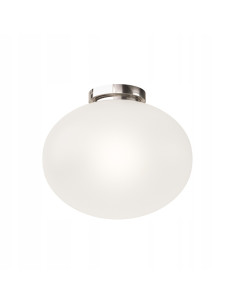 Lampa sufitowa Palla – klasyczny plafon z opalowym kloszem, eleganckie oświetlenie do wnętrz i butików.