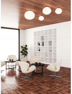 Plafon sufitowy PALLA – elegancka lampa kulista do nowoczesnych wnętrz, idealna do salonu i kuchni. 2