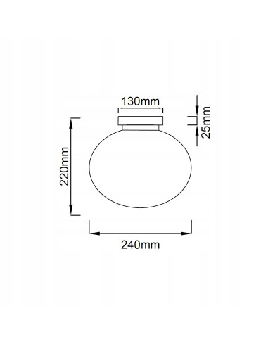 Lampa sufitowa Palla - Nowoczesna kula szklana w białym opalu do eleganckich wnętrz, idealna do salonu i sypialni