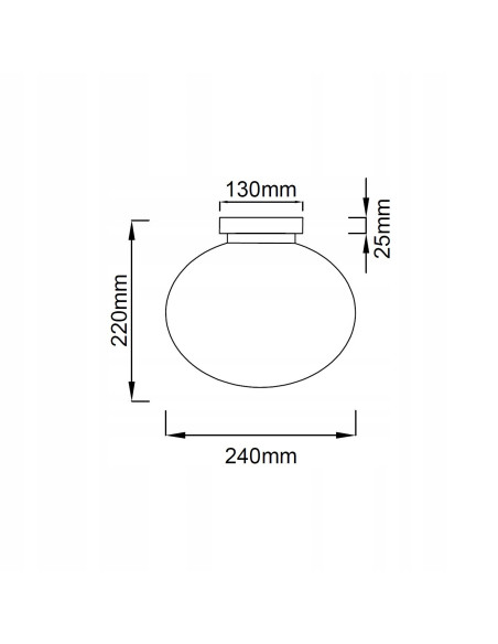 Lampa sufitowa Palla - Nowoczesna kula szklana w białym opalu do eleganckich wnętrz, idealna do salonu i sypialni