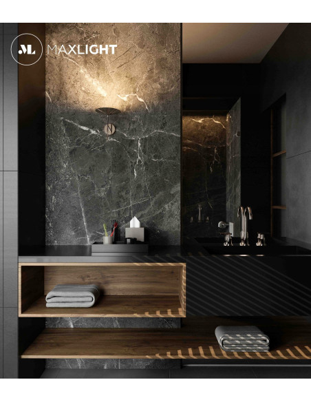 Kinkiet Hana w kształcie kieliszka, złoty, energooszczędny LED, nowoczesny design do salonu i sypialni